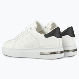 Sports shoes with a decorative back white 1