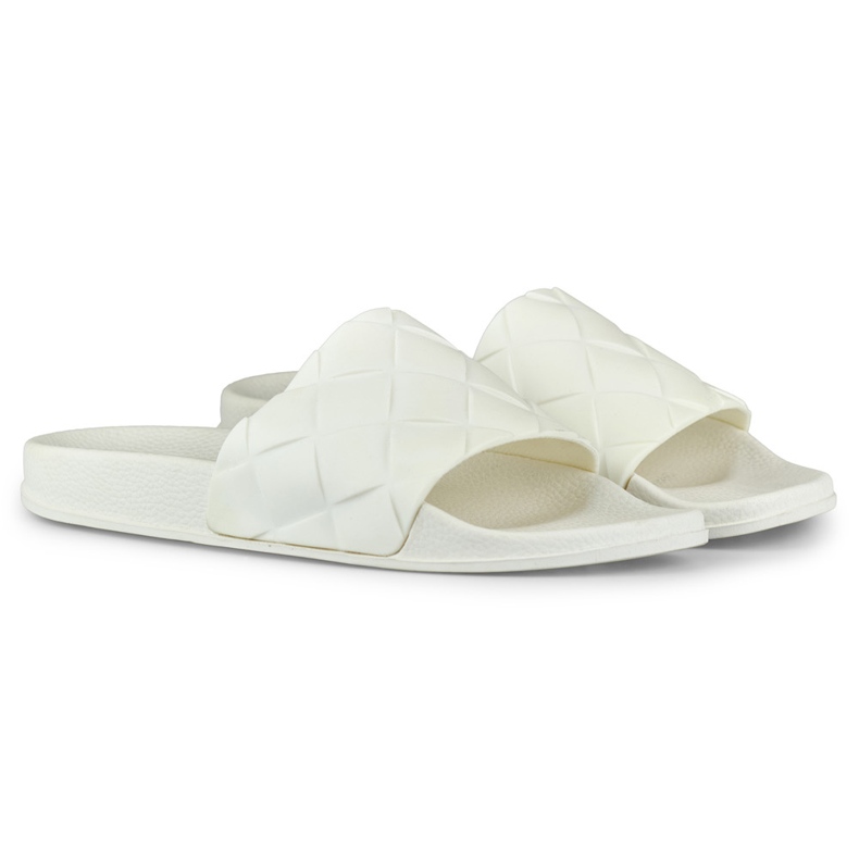 White classic women's slippers 1