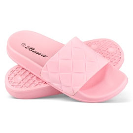 Pink classic women's slippers 1