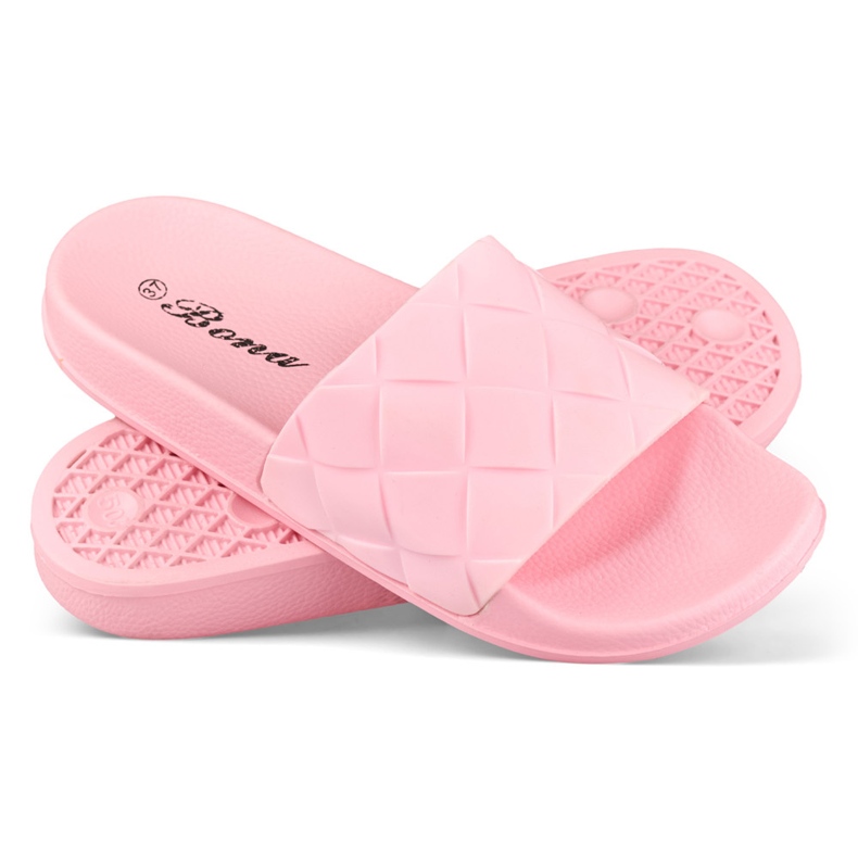 Pink classic women's slippers 1