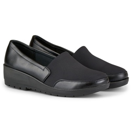 Flexible black women's shoes 2