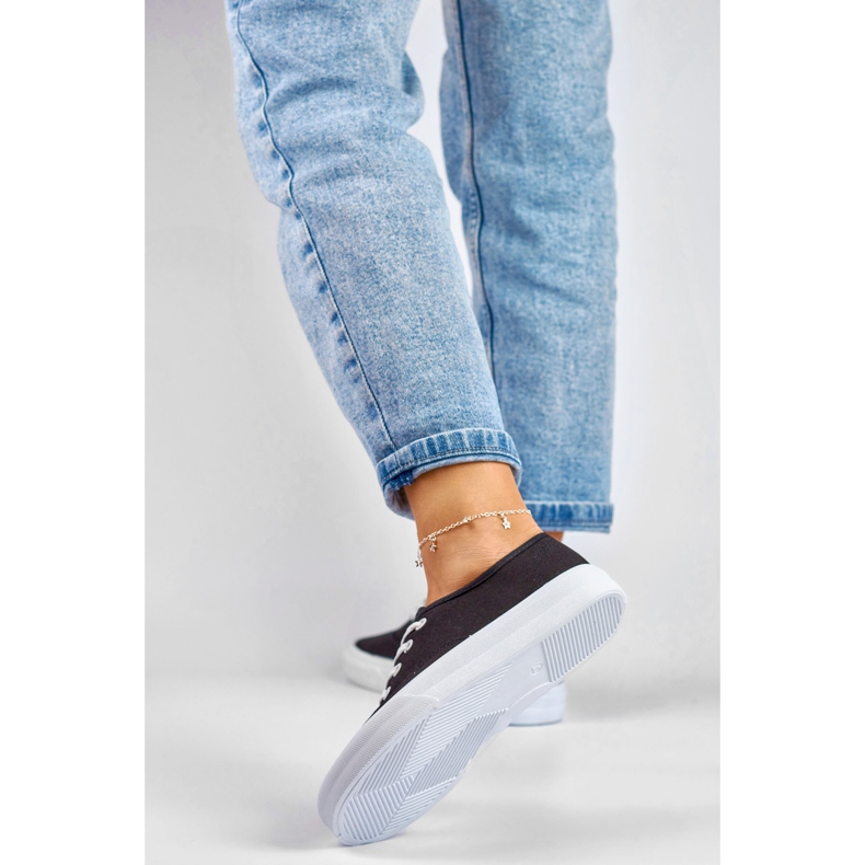 Women's black sneakers 2