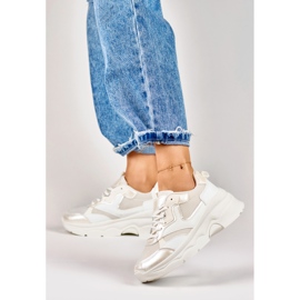 Geori women's white sneakers 2