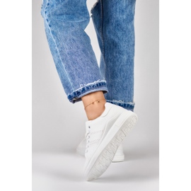 Gerini women's white sneakers 2