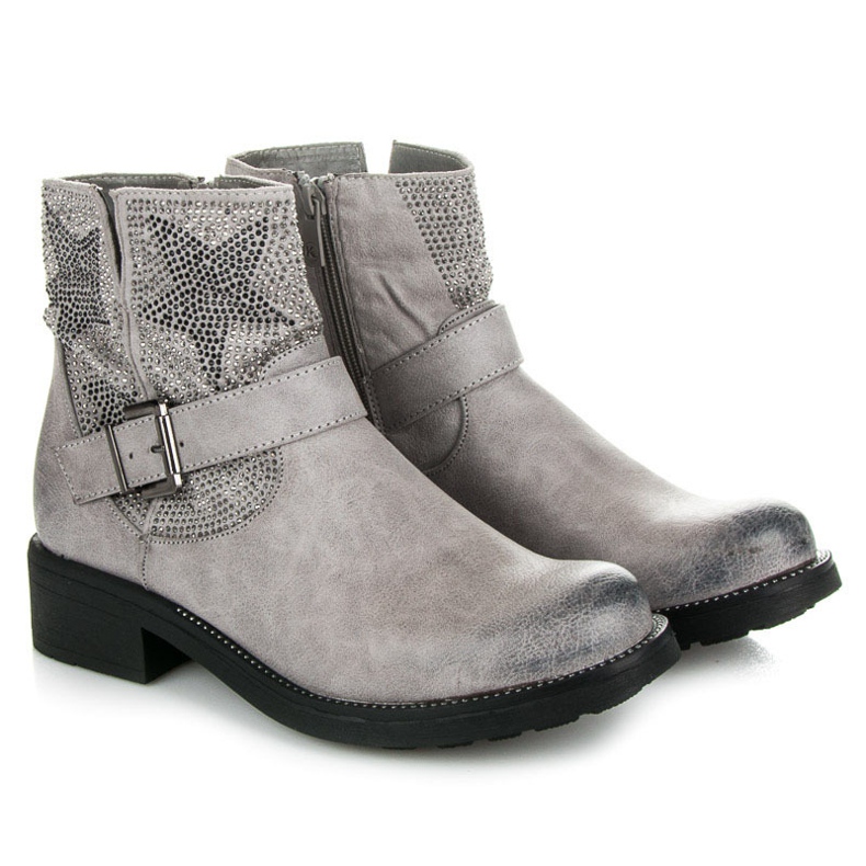 Kylie Rock boots grey 1