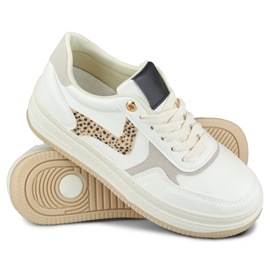 Lara women's white sneakers 1