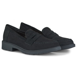 Black classic suede women's shoes 2