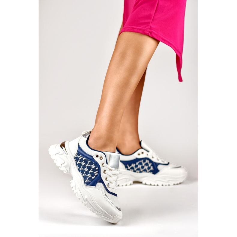 Fashionable blue Valir women's sneakers 2