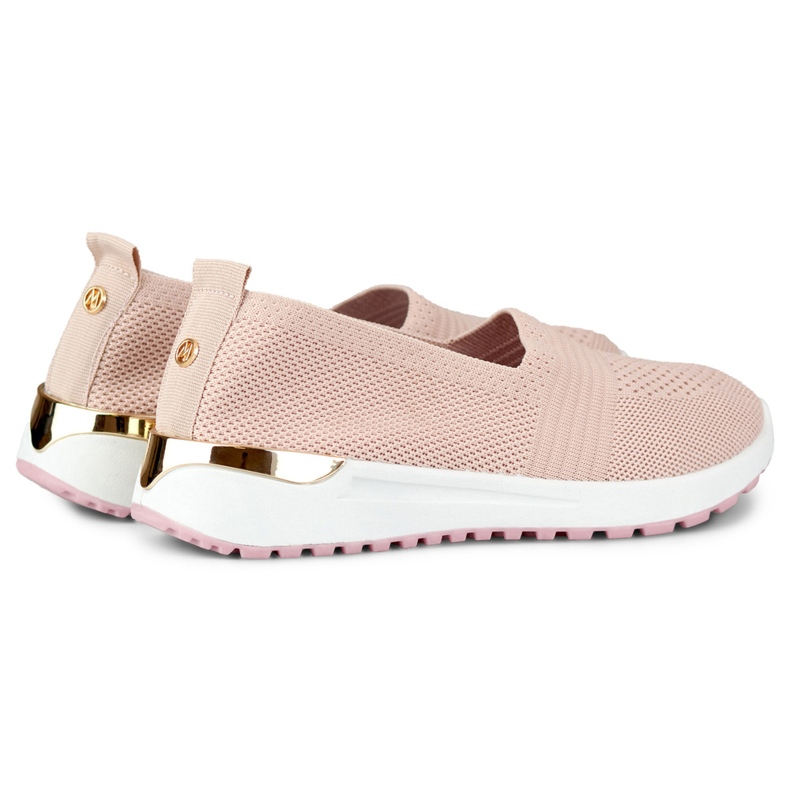 Comfortable, flexible women's casual shoes pink 1