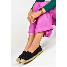 Women's classic black espadrilles 1