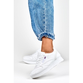 Classic women's white sneakers 2
