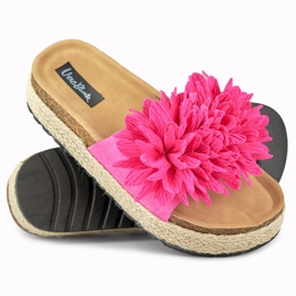 Women's fuchsia espadrilles pink 2
