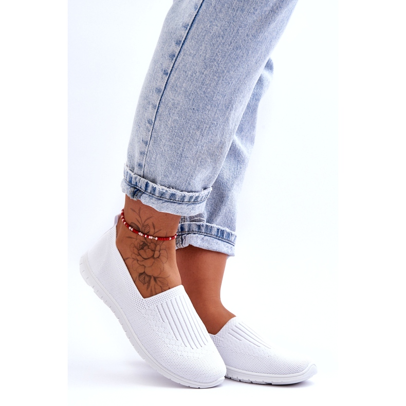 News Women's Slip-On Sneakers White Lento 3