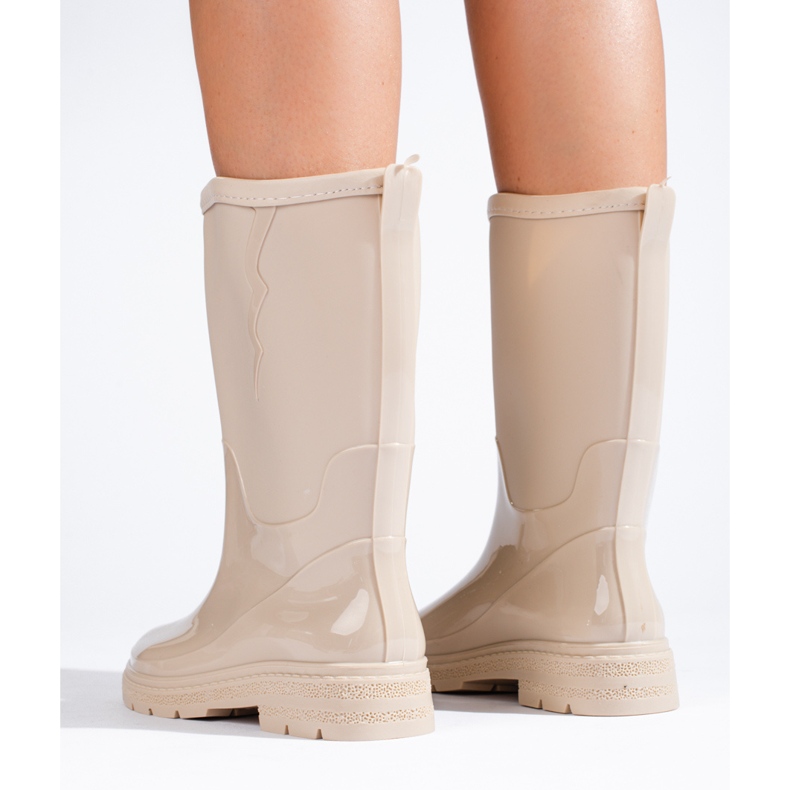 Women's cream boots from Shelovet beige 1