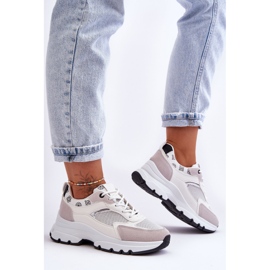 PM1 Lace-up Sport Shoes On White Escape Platform 2 PM1 Lace-up Sport Shoes On White Escape Platform 2