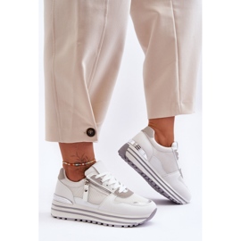 FJ1 Women's Sport Shoes With Decorative Zipper White Cairo 2