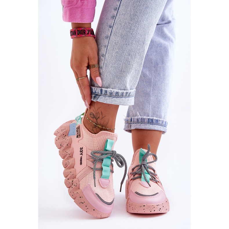 PS1 Fashionable Slip-on Sneakers Light Pink Evolution 1