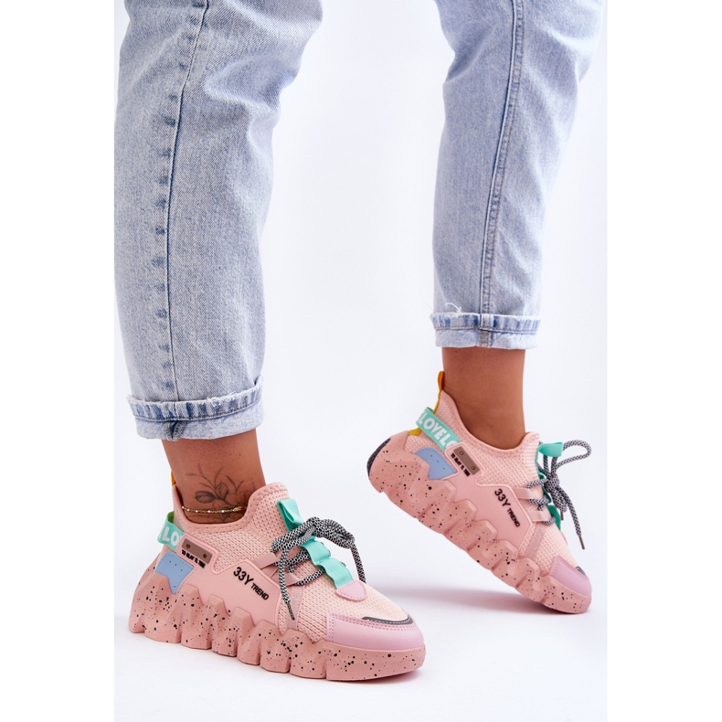 PS1 Fashionable Slip-on Sneakers Light Pink Evolution 2