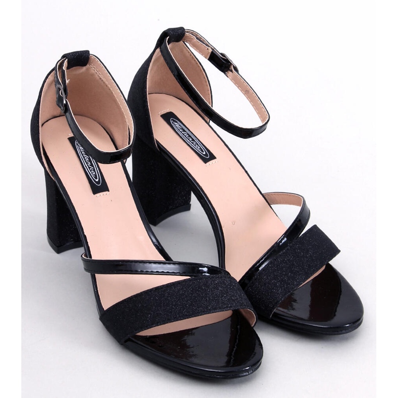 Angelina Black heeled sandals 1 Angelina Black heeled sandals 1