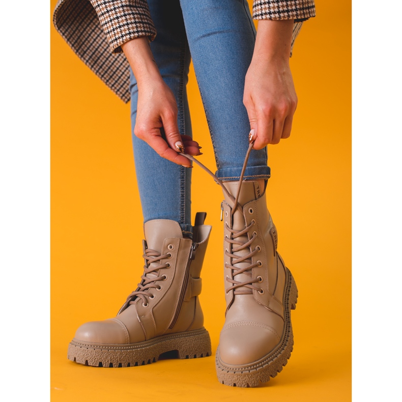 Women's Shelovet beige leather bags 1 Women's Shelovet beige leather bags 1