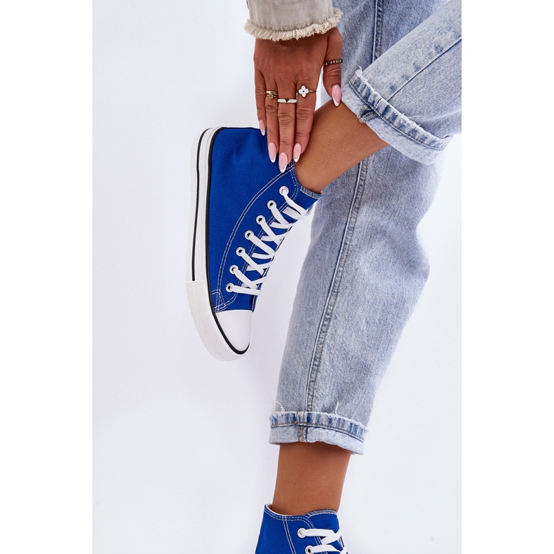 FR1 Women's Classic Sneakers High Blue Remos 2 FR1 Women's Classic Sneakers High Blue Remos 2
