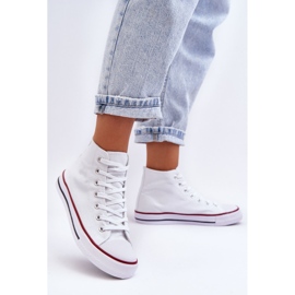 Women's Classic High Top Sneakers White Remos 1