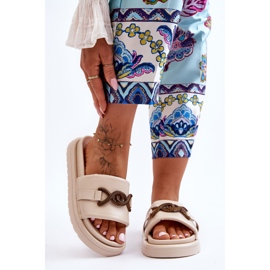 Women's Sandals With Beige Verso 1