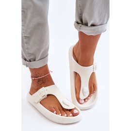 Women's Foam Flip Flops White Apollo 2