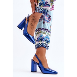 Classic High Heel Pumps Blue My Love 1
