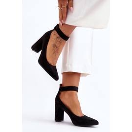 Suede Elegant Pumps Black Gloria 2