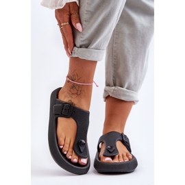 Women's Foam Flip Flops Black Apollo 1