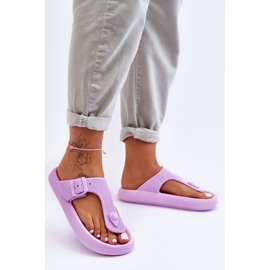 Women's Foam Flip Flops Purple Apollo 1