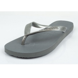 Havaianas Flip Flops In Steelgrey silver 1