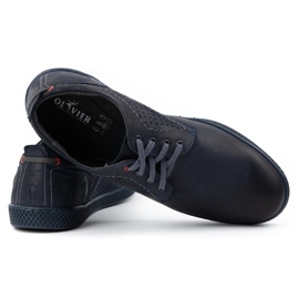 Antex Men's casual shoes 302 navy blue 4