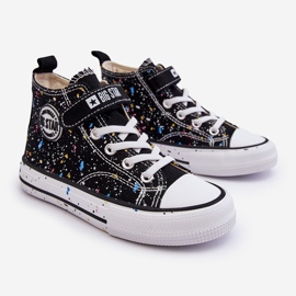 Children's Patterned Sneakers Big Star LL374050 Black 1 Children's Patterned Sneakers Big Star LL374050 Black 1