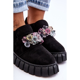 PS1 Fashionable Slip-On Sports Shoes With Black Desire Decoration 2