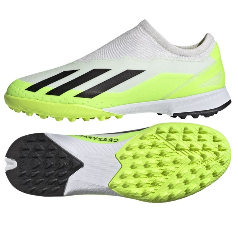 Shoes adidas X CRAZYFAST.3 Ll Tf Jr IE1499 white white 1 Shoes adidas X CRAZYFAST.3 Ll Tf Jr IE1499 white white 1