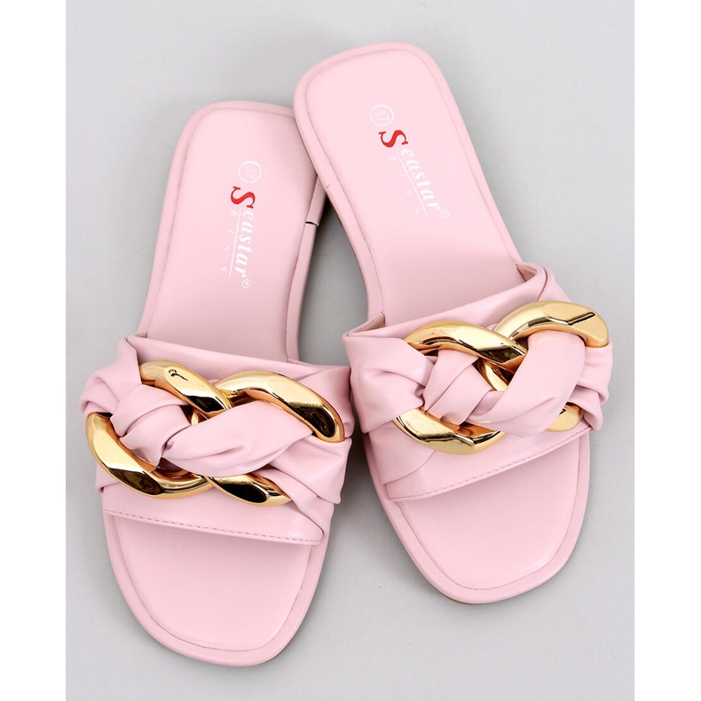Seastar Tobin Pink chain slides 1