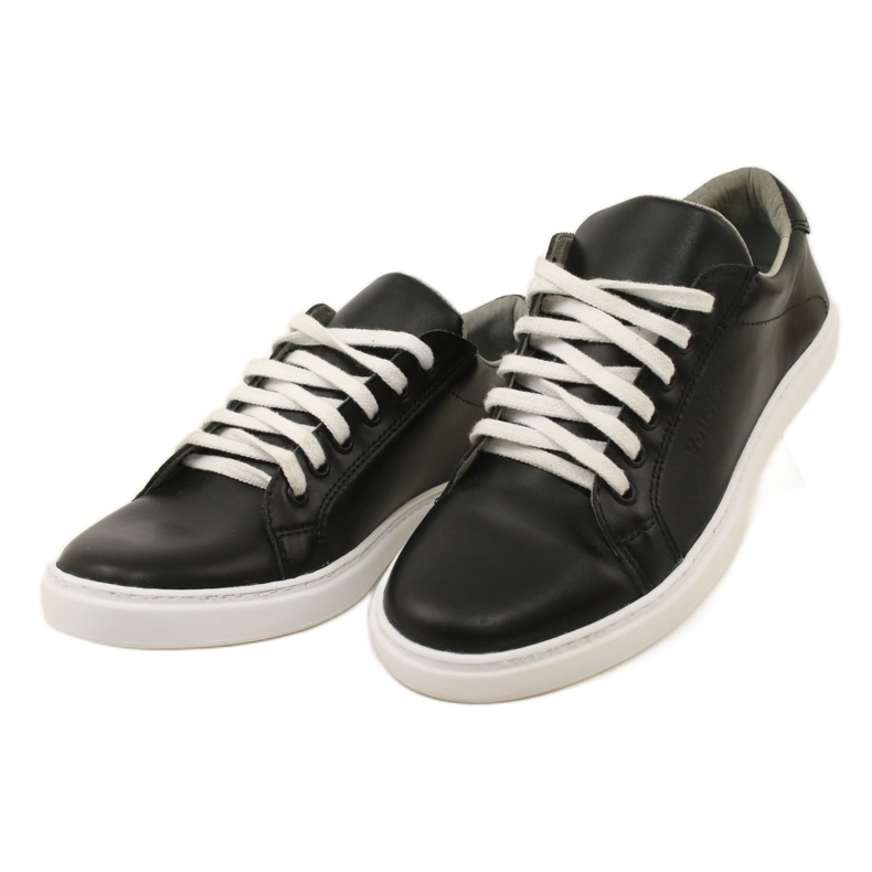 Vriston Black men's leather sneakers 3