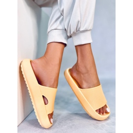 Yang Yellow pillow slippers 1