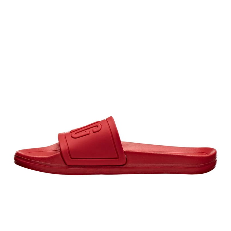 Red Big Star DD274A270 red rubber beach slippers 1