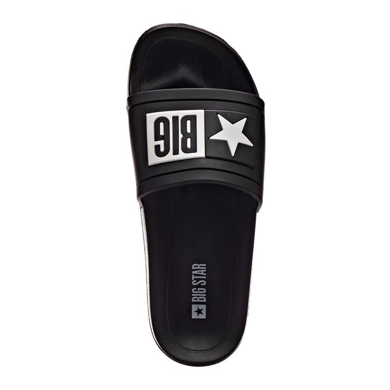 Black rubber beach slippers Big Star DD274A266 1 Black rubber beach slippers Big Star DD274A266 1