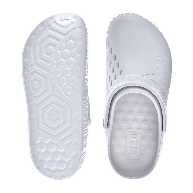 Men's slippers kroks white Big Star II175003 1