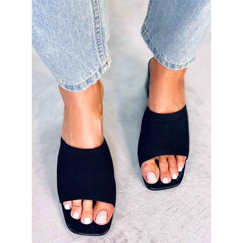 Greet Black heeled sandals 1