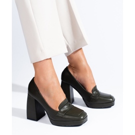 Dark green brogues from Shelovet 1 Dark green brogues from Shelovet 1