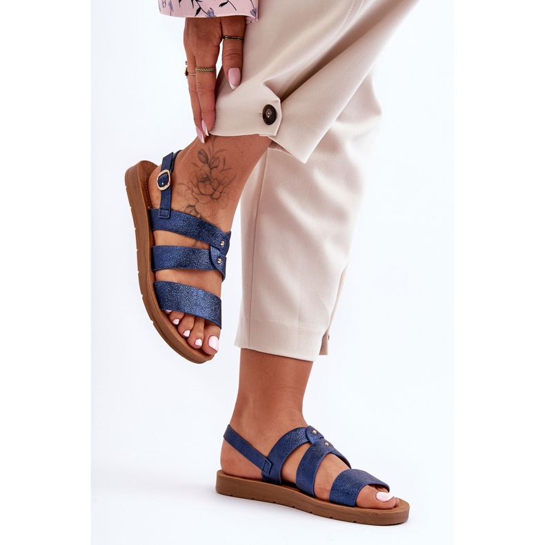 PG1 Women's Glitter Sandals Blue Catalia 2