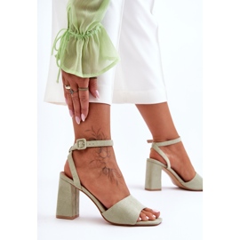Harriet Green Suede High Heel Sandals 2
