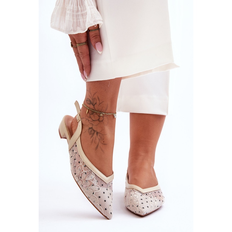 PG1 Women's Ballet Flats Beige Adore 1