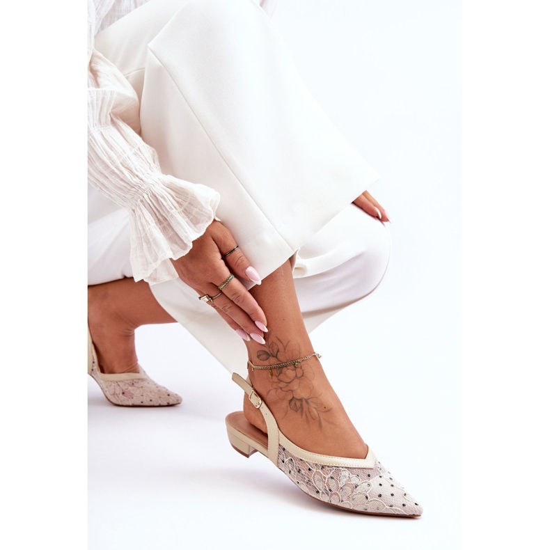 PG1 Women's Ballet Flats Beige Adore 2