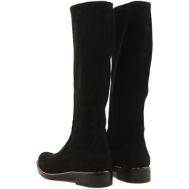 Women's boots over the knee Stretch Black Caprice 25510-41 044 6
